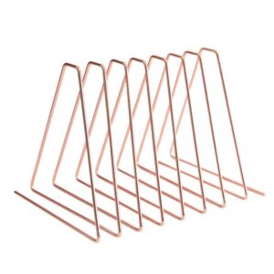 Compressible Metallic Desktop File Organizer - Rose Gold - 20 Pack