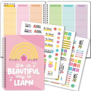 Pink Undated Teacher Planner | 2025-2026 | Teaching Supplies